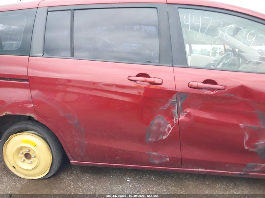 JM1CW2BL3C0110673 2012 Mazda 5 2.5 Sport red