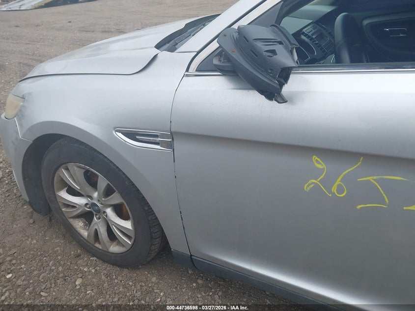 1FAHP2EW7CG105644 2012 Ford Taurus 3.5 Sel grey