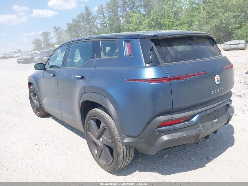 Vin: vcf1zbu25pg005181, lot: 45233794, fisker ocean one 20233