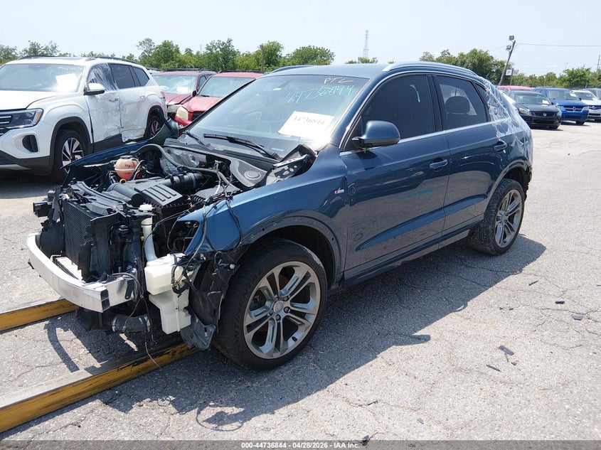 Vin: wa1jccfs0jr007124, lot: 45234032, audi q3 2.0t premium 20182