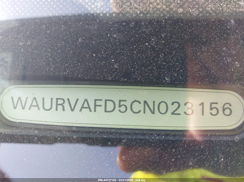 2012 Audi A8 L 4.2 VIN: WAURVAFD5CN023156 Lot: 44737163