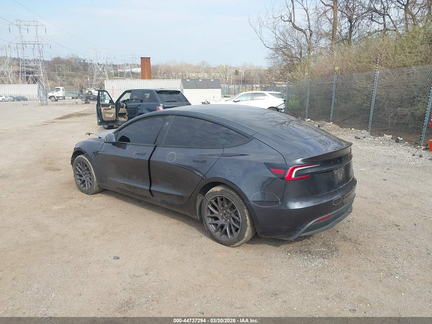 Vin: 5yj3e1ea9sf023321, lot: 45234482, tesla model 3 long range rear-wheel drive/standard rear-wheel drive 20253