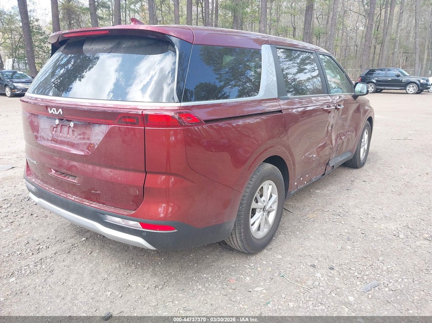 2022 Kia Carnival Mpv Lx Seat Package