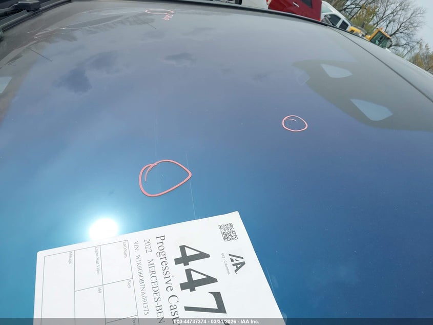 2022 Mercedes-Benz S 500 4Matic VIN: W1K6G6DB7NA091375 Lot: 44737374