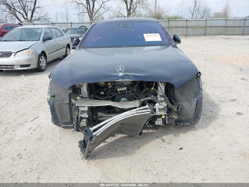 2022 Mercedes-Benz S 500 4Matic VIN: W1K6G6DB7NA091375 Lot: 44737374