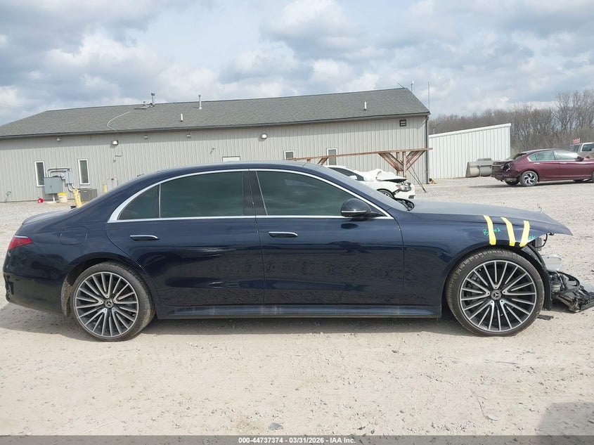 2022 Mercedes-Benz S 500 4Matic VIN: W1K6G6DB7NA091375 Lot: 44737374