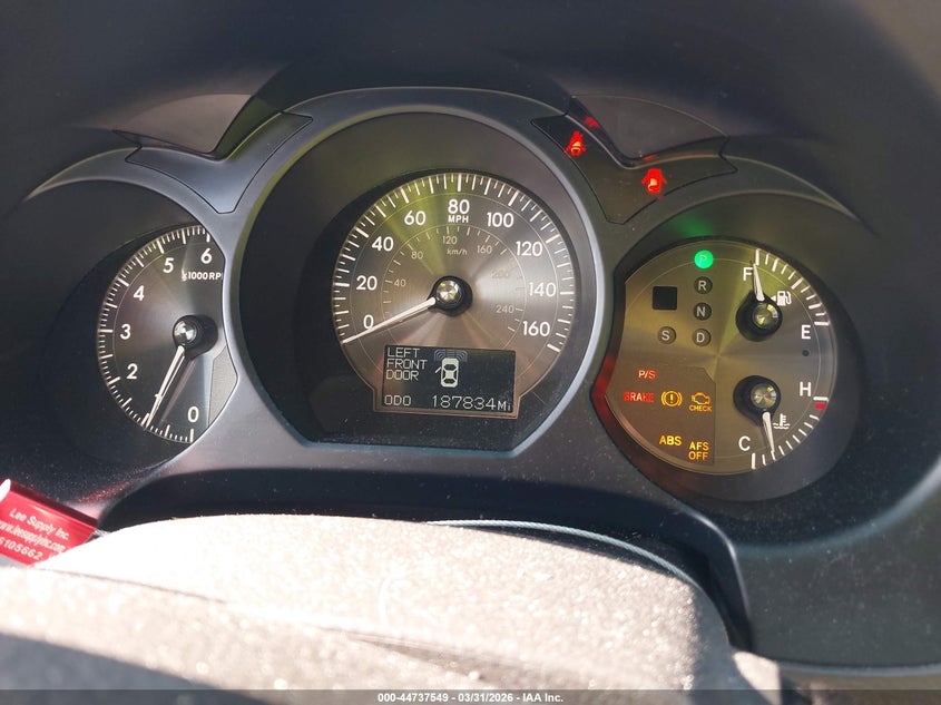 2006 Lexus Gs 300 VIN: JTHCH96S260018946 Lot: 44737549