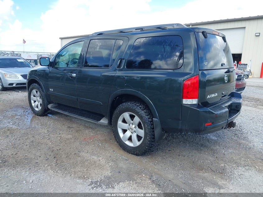 2008 Nissan Armada Le VIN: 5N1AA08C38N617953 Lot: 44737589