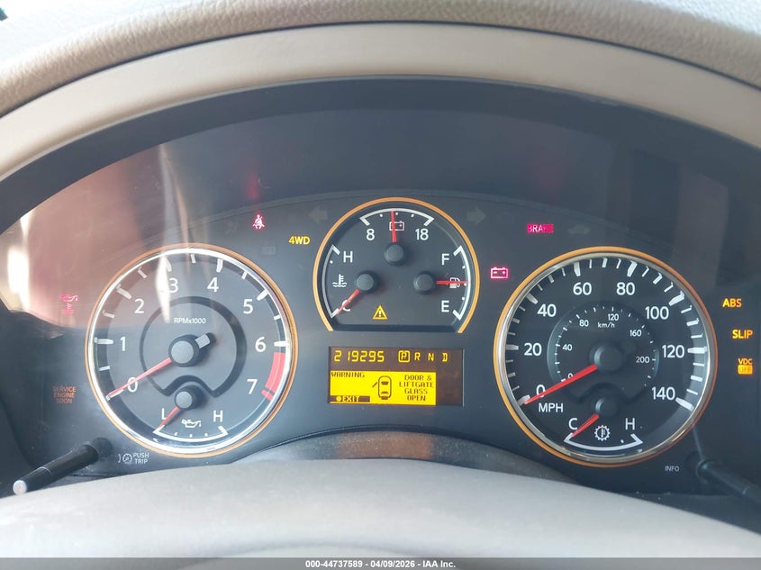 2008 Nissan Armada Le VIN: 5N1AA08C38N617953 Lot: 44737589