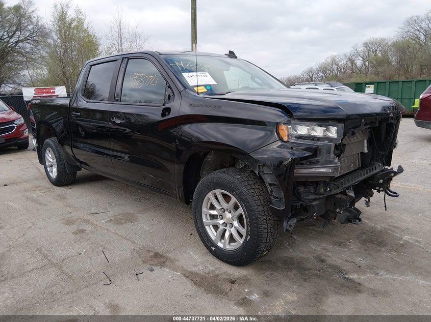 2021 CHEVROLET SILVERADO 1500 4WD  SHORT BED LT