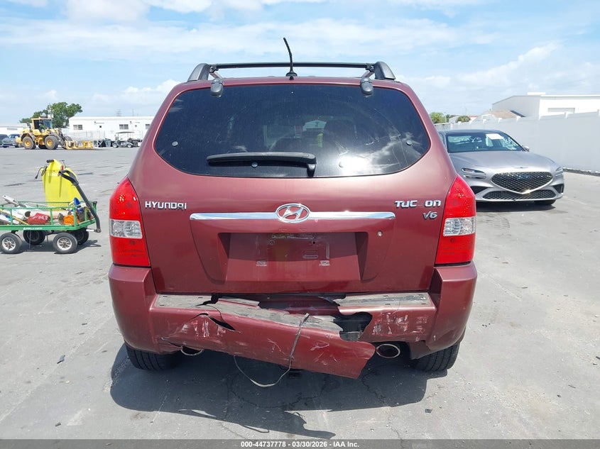 2008 Hyundai Tucson Limited V6/Se VIN: KM8JN12D58U863324 Lot: 44737778