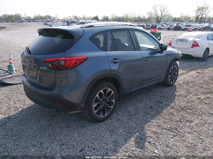 Vin: jm3ke4dy3g0716510, lot: 45235043, mazda cx-5 grand touring 20164