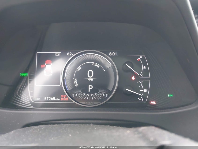 2021 Lexus Ux 250H VIN: JTHP9JBHXM2040303 Lot: 44737924