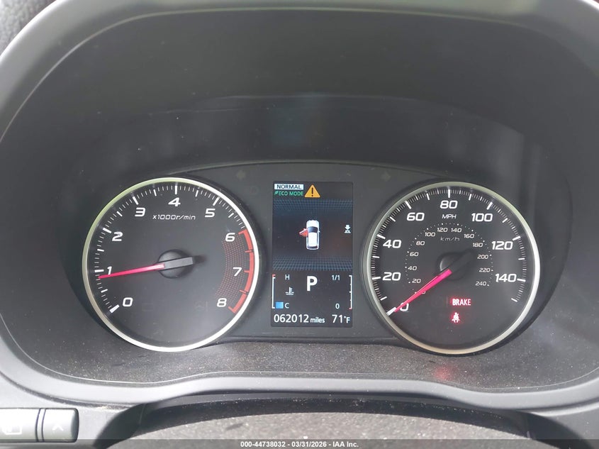 2024 Mitsubishi Eclipse Cross Le S-Awc VIN: JA4ATVAA1RZ065703 Lot: 44738032