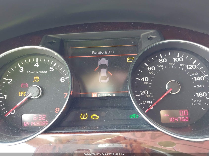 2008 Audi A8 W12 VIN: WAUMR94E98N006683 Lot: 44738117