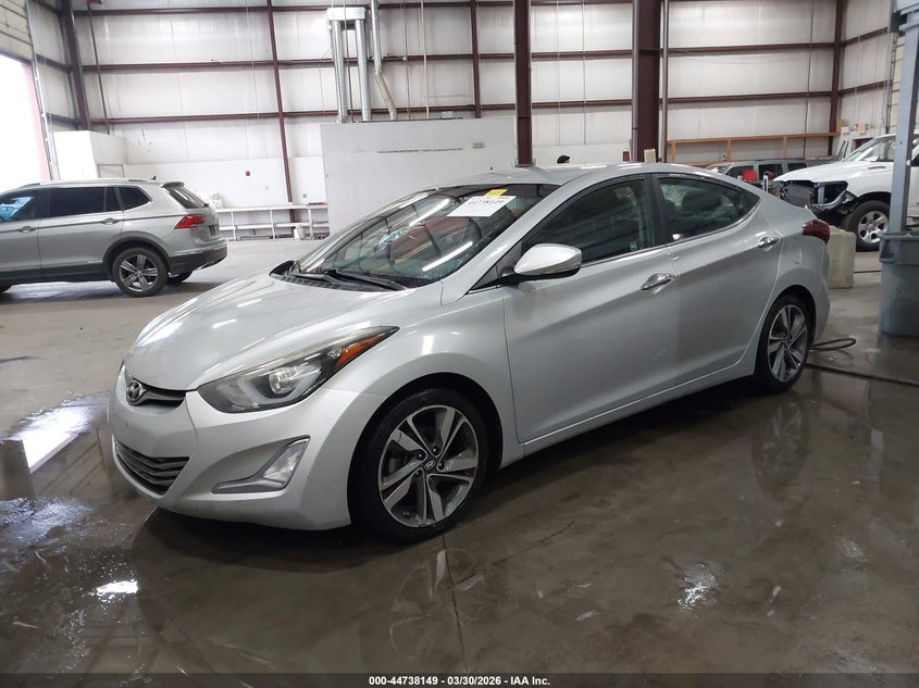 2014 Hyundai Elantra Limited KMHDH4AE5EU166392 photo 1