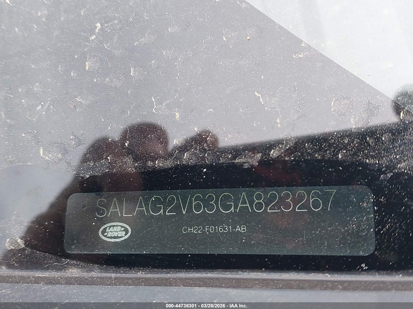 2016 Land Rover Lr4 VIN: SALAG2V63GA823267 Lot: 44738301