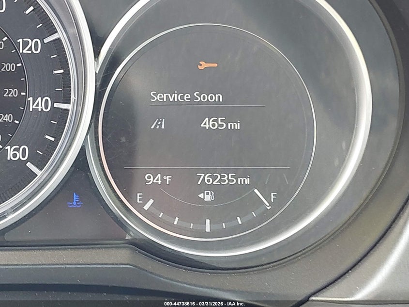 2021 Mazda Mazda6 Grand Touring VIN: JM1GL1TY5M1613826 Lot: 44738616