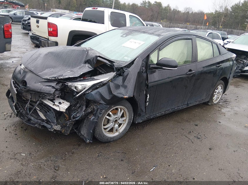 Vin: jtdkbrfu8h3047630, lot: 45235958, toyota prius two 20172