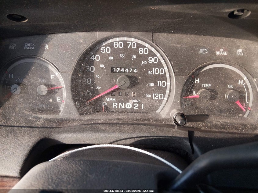 2001 Ford Crown Victoria Lx VIN: 2FAFP74W41X132362 Lot: 44738854