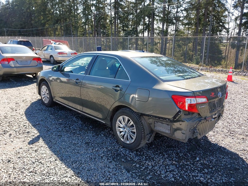 2012 Toyota Camry Hybrid Le