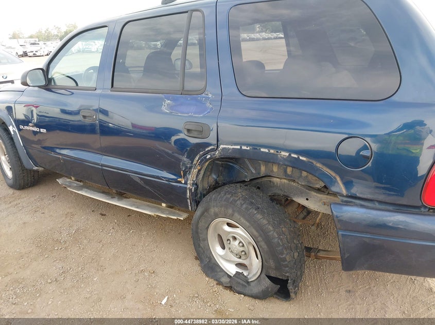 1999 Dodge Durango VIN: 1B4HR28Y2XF658177 Lot: 44738982