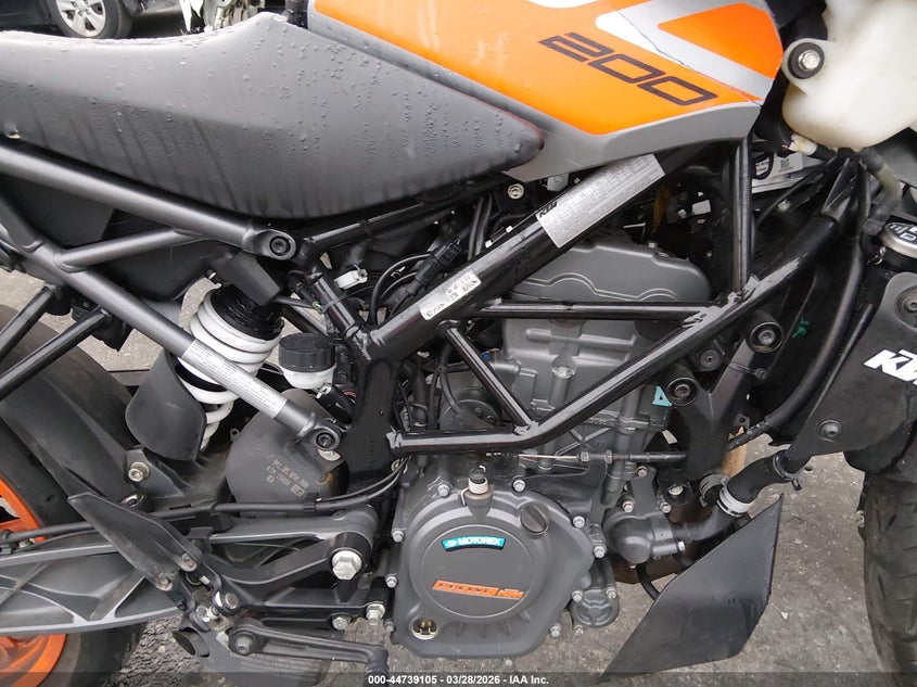 VIN: MD2JPC404PC026700 2023 KTM 200 DUKE