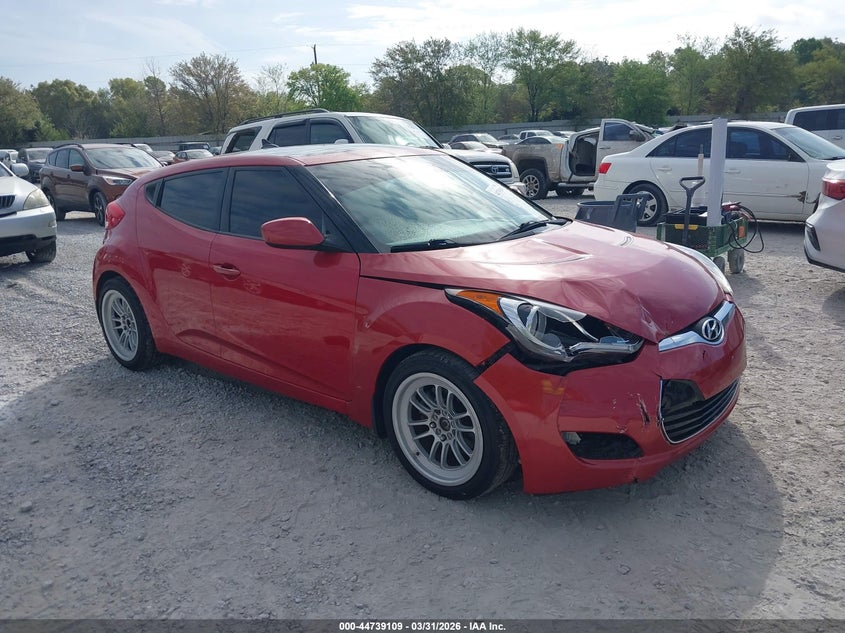 2012 Hyundai Veloster Base W/Red/Black