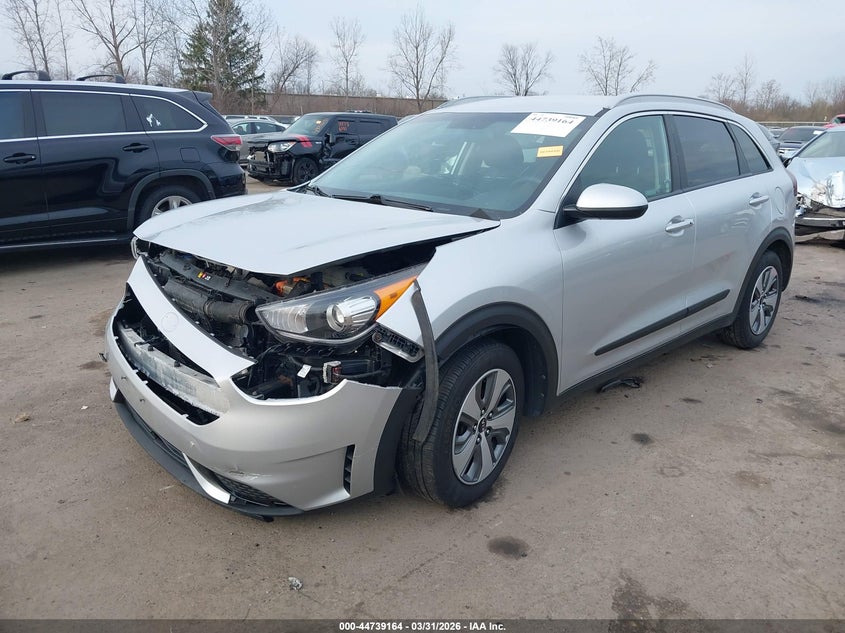 Vin: kndcb3lc1k5240789, lot: 45236352, kia niro lx 20192