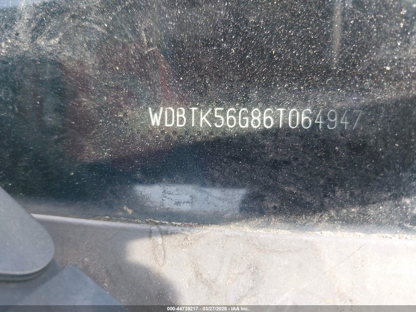 2006 Mercedes-Benz Clk 350 VIN: WDBTK56G86T064947 Lot: 44739217