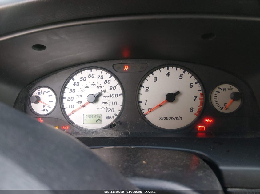 2002 Nissan Pathfinder Se VIN: JN8DR09Y12W700758 Lot: 44739252