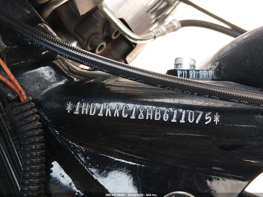 2017 Harley-Davidson Flhxs Street Glide Special VIN: 1HD1KRC18HB611075 Lot: 44739497