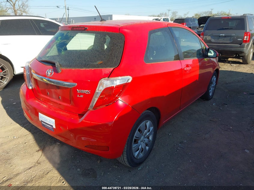 2012 Toyota Yaris Le