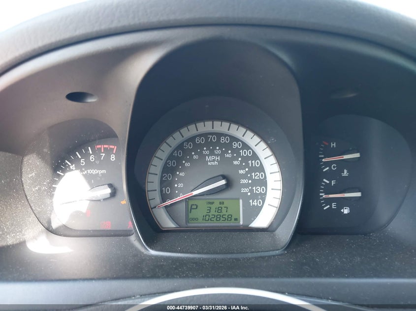 2007 Kia Spectra Ex VIN: KNAFE121X75435674 Lot: 44739907