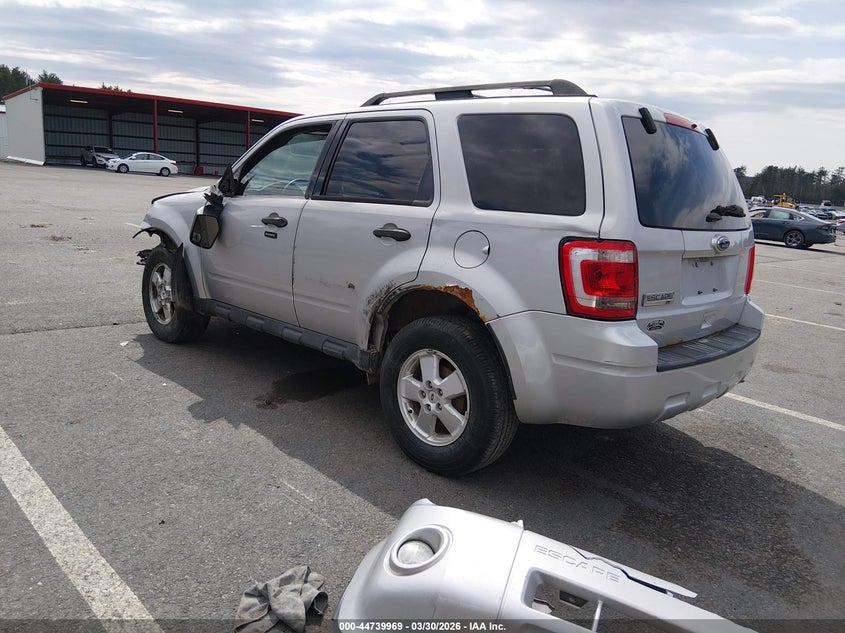 2012 Ford Escape 2.5 Xlt Silver Lot 111044739969 Vin 1FMCU9D71CKA96917