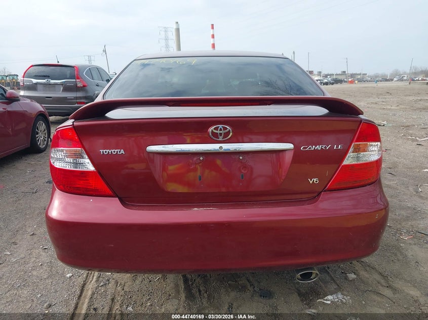 2004 Toyota Camry Le V6 VIN: 4T1BF32K64U080373 Lot: 44740169