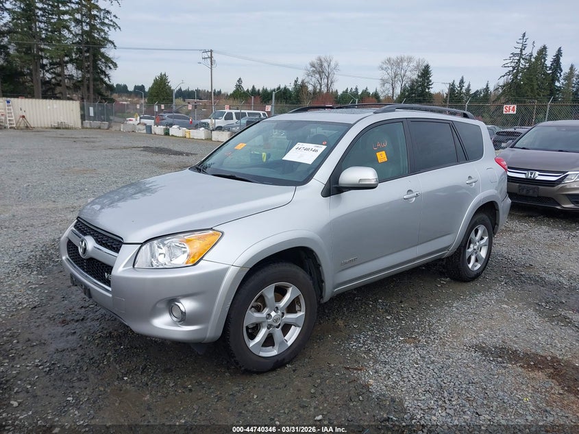 2012 Toyota Rav 4 3.5 Rav4 Limited V6 grey Lot 111044740346 Vin 2T3DK4DV0CW090727