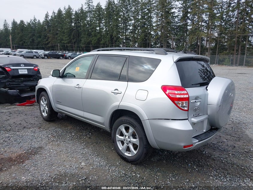 2012 Toyota Rav 4 3.5 Rav4 Limited V6 grey Lot 111044740346 Vin 2T3DK4DV0CW090727
