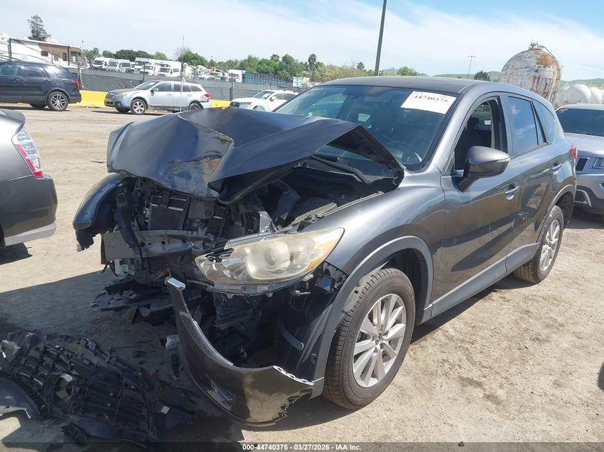 Vin: jm3ke2cy2g0676202, lot: 45237563, mazda cx-5 touring 20162