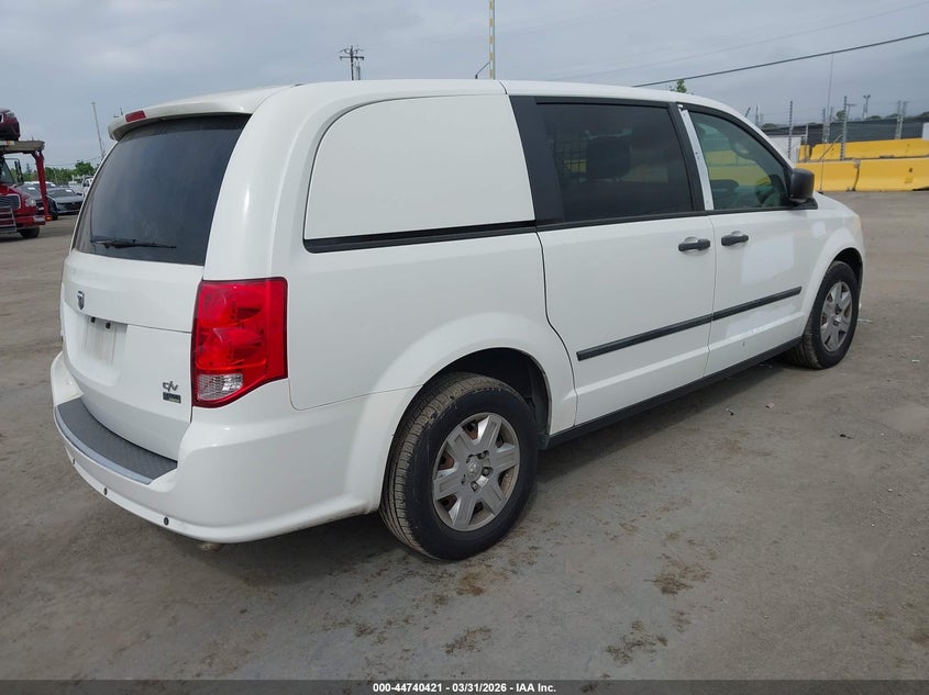 Vin: 2c4jrgag5dr680486, lot: 45237609, ram cargo tradesman 20134