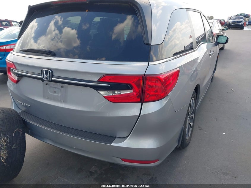 Vin: 5fnrl6h73mb039756, lot: 45237697, honda odyssey ex-l 20214