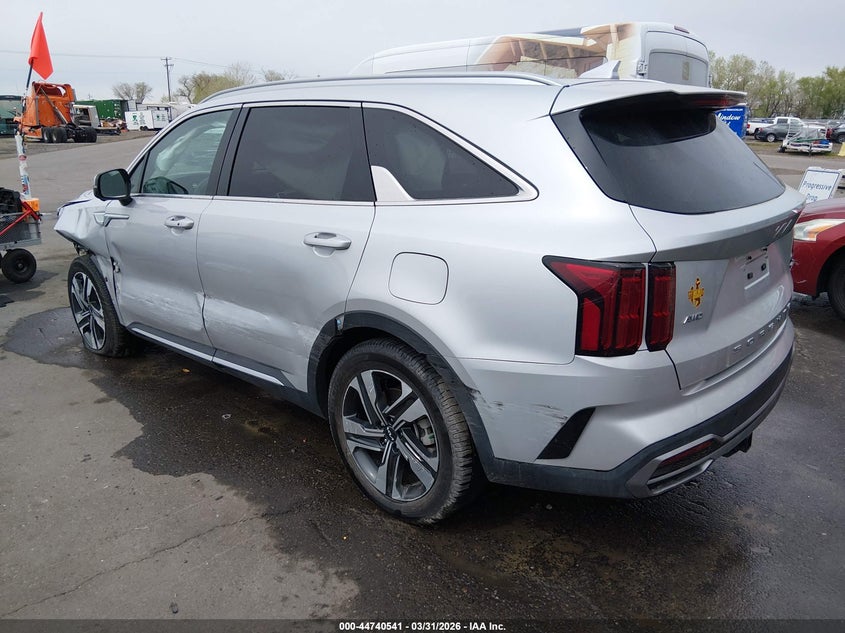 Vin: kndrmdlh8n5067721, lot: 45237729, kia sorento plug-in hybrid sx prestige 20223