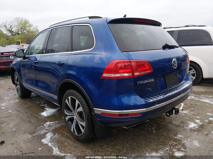 Vin: wvgrf7bp4hd005937, lot: 45238076, volkswagen touareg v6 wolfsburg edition 20173