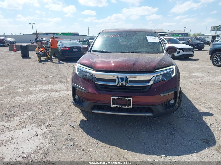 VIN 5FNYF5H32MB019590 2021 HONDA PILOT 2WD EX
