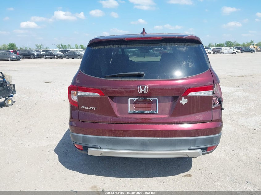 VIN 5FNYF5H32MB019590 2021 HONDA PILOT 2WD EX