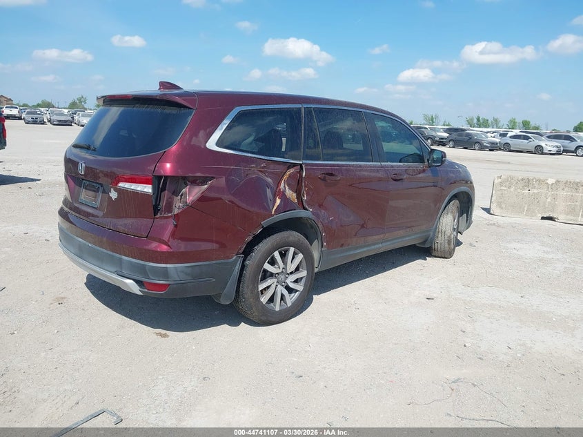 VIN 5FNYF5H32MB019590 2021 HONDA PILOT 2WD EX
