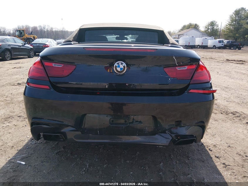 2014 BMW 650I VIN: WBAYP9C51ED168995 Lot: 44741278
