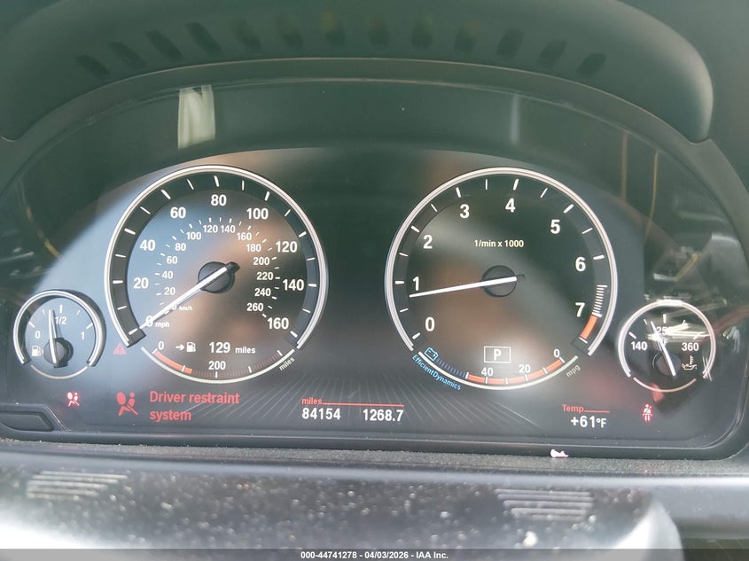 2014 BMW 650I VIN: WBAYP9C51ED168995 Lot: 44741278