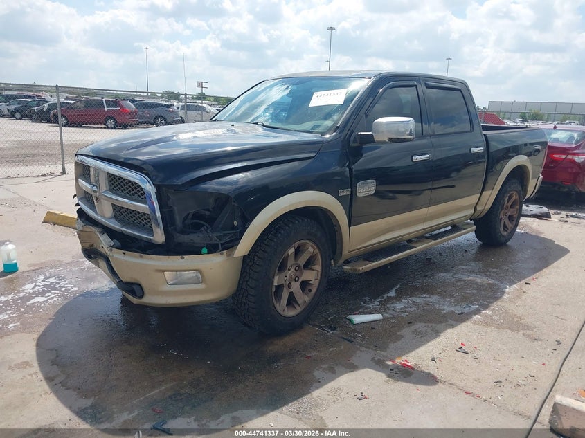 2012 Ram 1500 5.7 Ram Laramie Longhorn/Limited Edition black Lot 111044741337 Vin 1C6RD7PT8CS185290