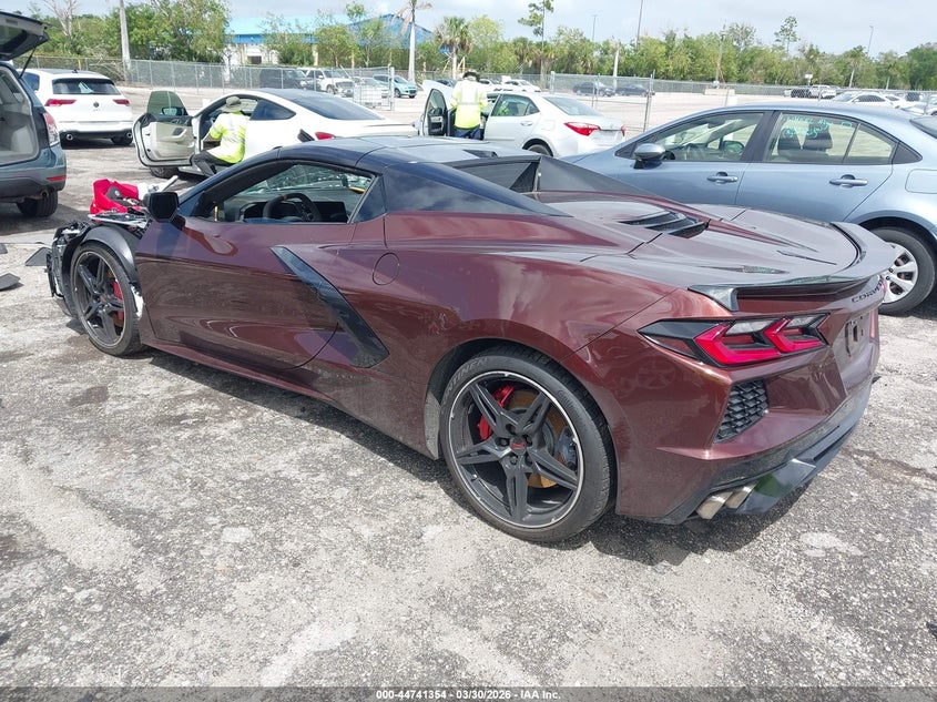 Vin: 1g1yc3d43n5107071, lot: 45238542, chevrolet corvette stingray rwd  3lt 20223